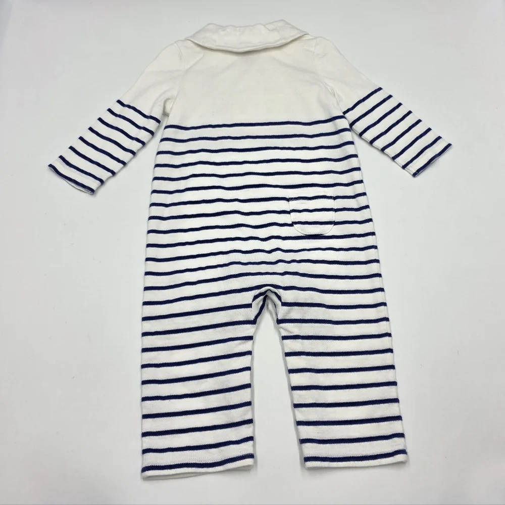 Janie and Jack baby boy striped lion outfit size 3-6 months